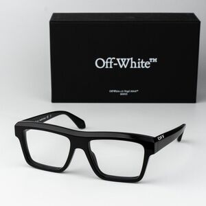 Off-White STYLE 7H Men Eyeglasses Black Square OERJ07H STYLE 7H 1000